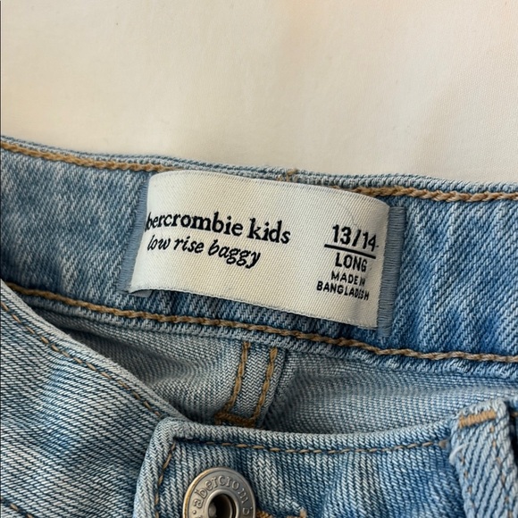 abercrombie kids Blue Straight-Leg Jeans - Picture 2 of 3